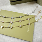 [Clover Schmuck]KLEEBRETT 6 MOTIV WEISSER PERLMUTT-ARMBAND
