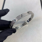 [Clover Jewelry]LOVE BRACELET 6.1MM DIAMOND-PAVED CERAMIC