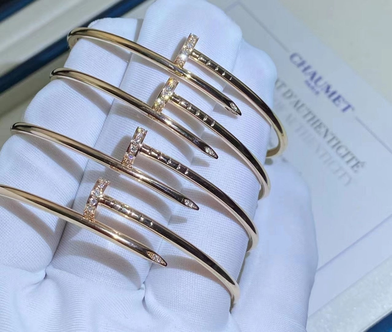 [Clover Jewelry]JUSTE BRACELET 2.5MM DIAMONDS