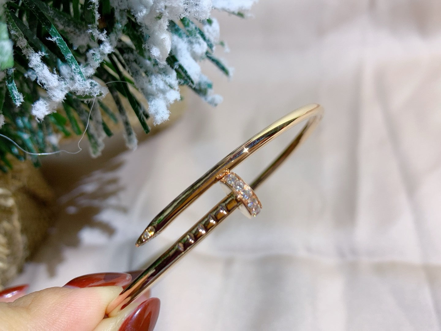 [Clover Jewelry]JUSTE BRACELET 2.5MM DIAMONDS
