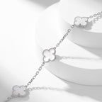 [Clover Jewelry]CLOVERS THE 10-MOTIFS WHITE MOTHER OF PEARL NECKLACE