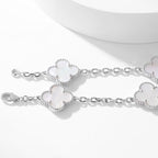 [Clover Jewelry]CLOVERS THE 10-MOTIFS WHITE MOTHER OF PEARL NECKLACE