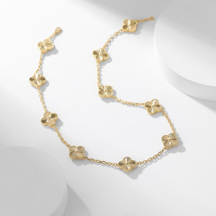 [Clover Jewelry]CLOVERS THE 10-MOTIFS LASER NECKLACE
