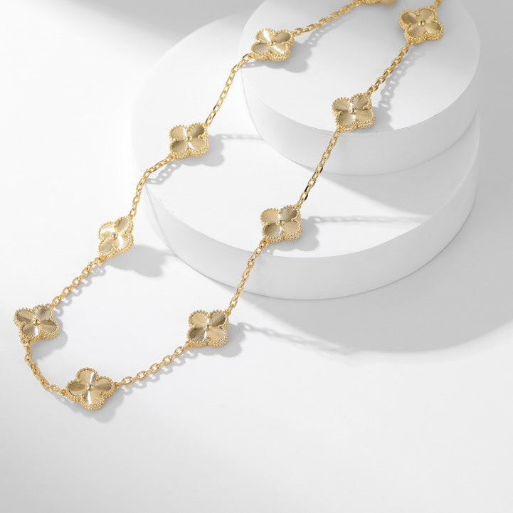 [Clover Jewelry]CLOVERS THE 10-MOTIFS LASER NECKLACE