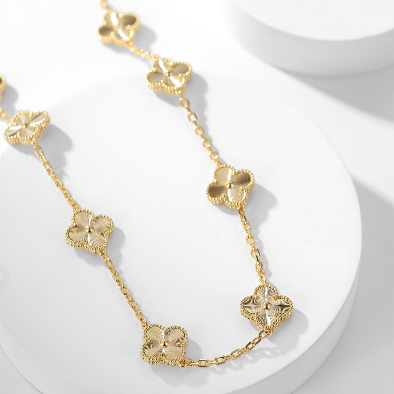 [Clover Jewelry]CLOVERS THE 10-MOTIFS LASER NECKLACE
