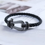 [Clover Jewelry]FORCE LARGE SERIES HORSESHOE BLACK SAMURAI BRACELET