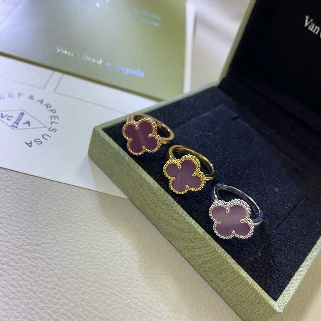[Clover Schmuck]KLEEBKATT VIOLETTER RING