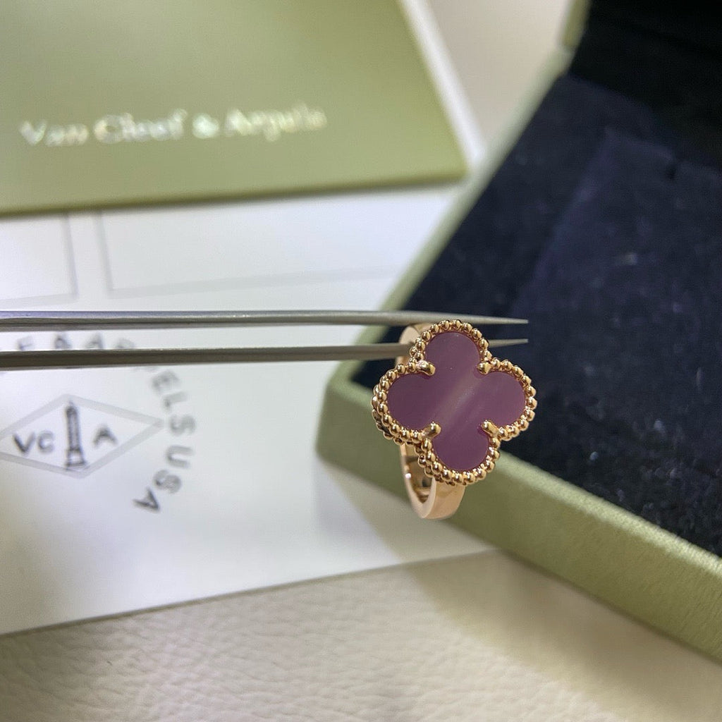 [Clover Schmuck]KLEEBKATT VIOLETTER RING