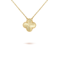 [Clover Jewelry]CLOVER 15MM LASER NECKLACE