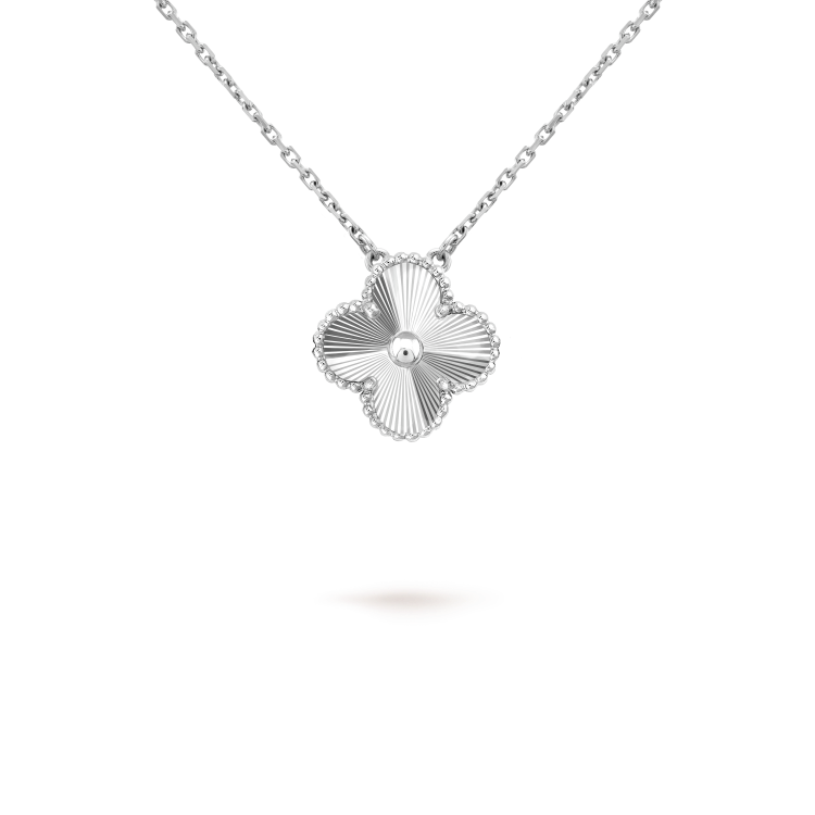[Clover Jewelry]CLOVER 15MM LASER KETTE SILBER