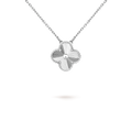 [Clover Jewelry]CLOVER 15MM LASER KETTE SILBER