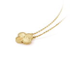 [Clover Jewelry]CLOVER 15MM LASER NECKLACE
