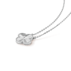 [Clover Jewelry]CLOVER 15MM LASER KETTE SILBER
