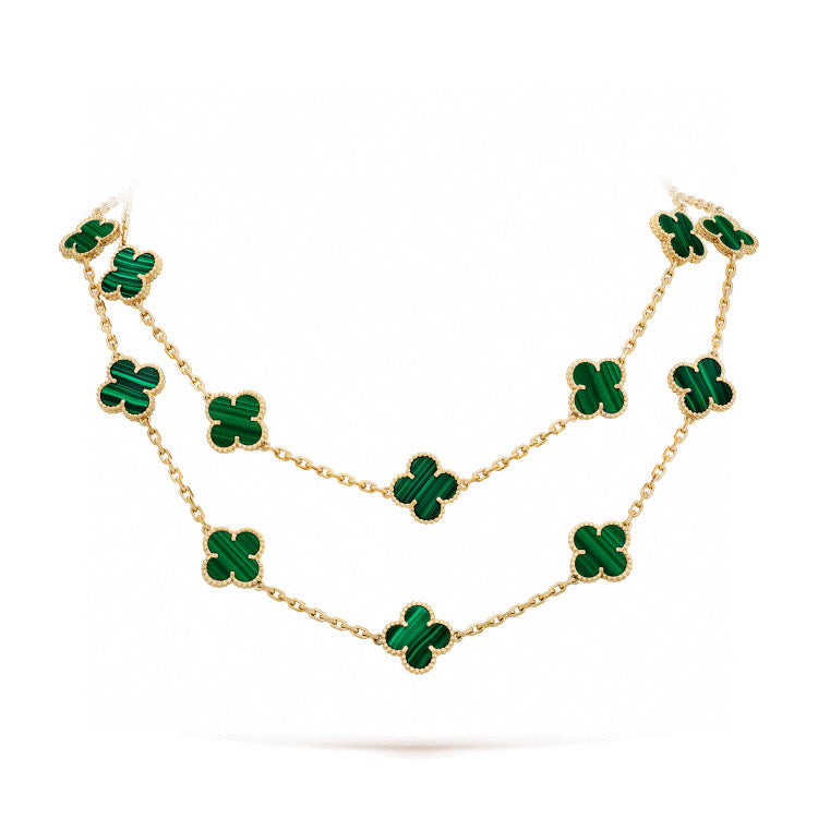 [Clover Jewelry]CLOVER 20 MOTIVE MALACHIT GOLD