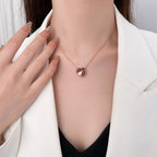[Clover Jewelry]LUCKY  CARNELIANS LADYBUG NECKLACE