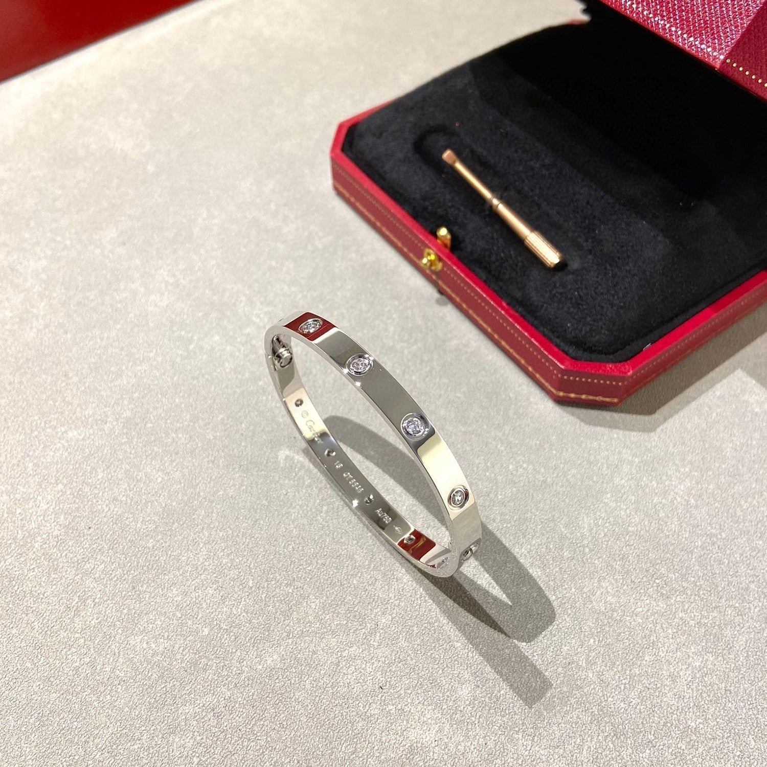 [Clover Jewelry]LOVE BRACELET 6.1MM 10 DIAMONDS