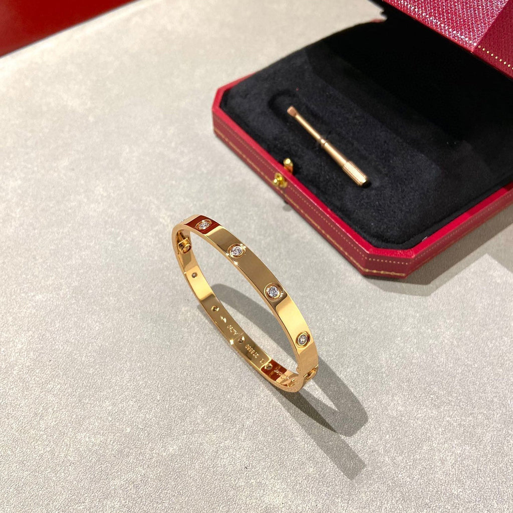 [Clover Jewelry]LOVE BRACELET 6.1MM 10 DIAMONDS