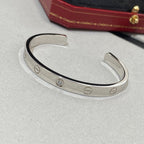 [Clover Jewelry]LIEBESARMREIF 6,1 MM 1 DIAMANT OFFENE MANANSCHETTE