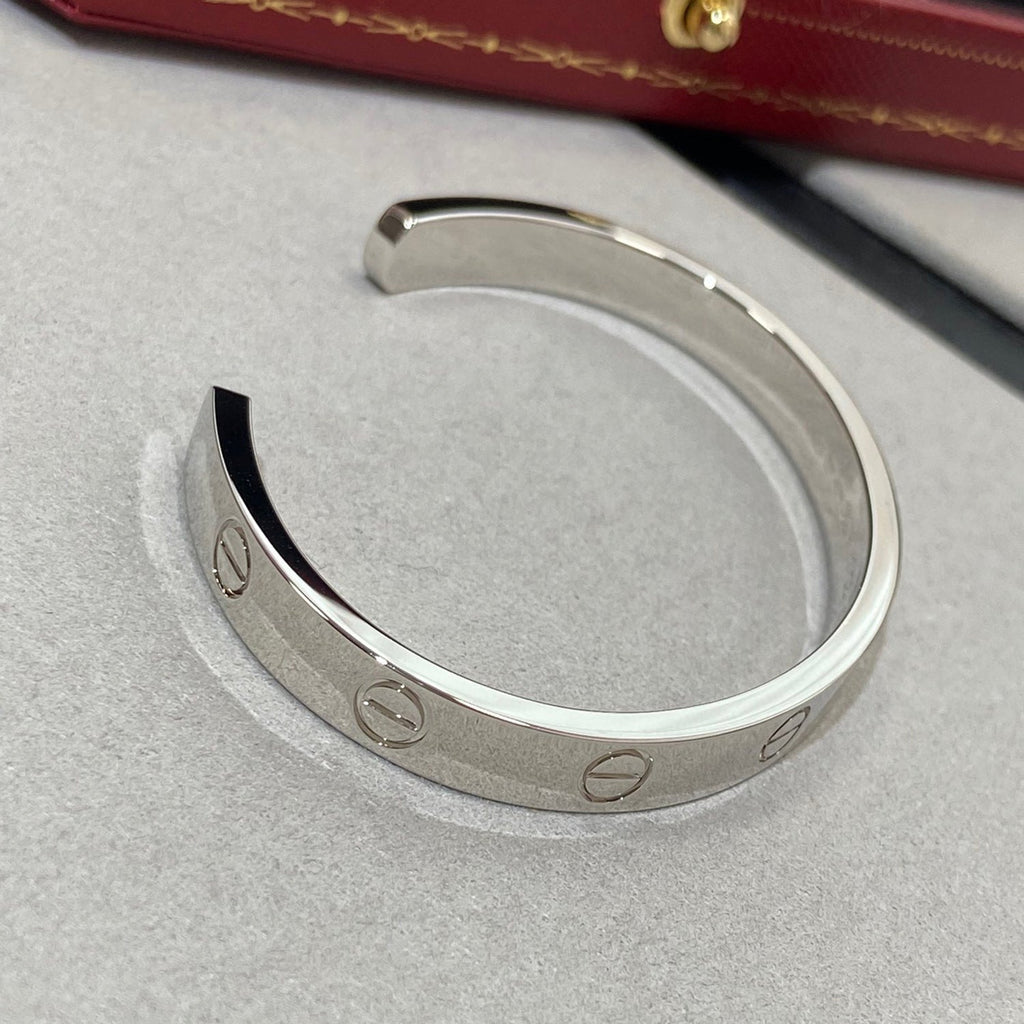 [Clover Jewelry]LIEBESARMREIF 6,1 MM 1 DIAMANT OFFENE MANANSCHETTE