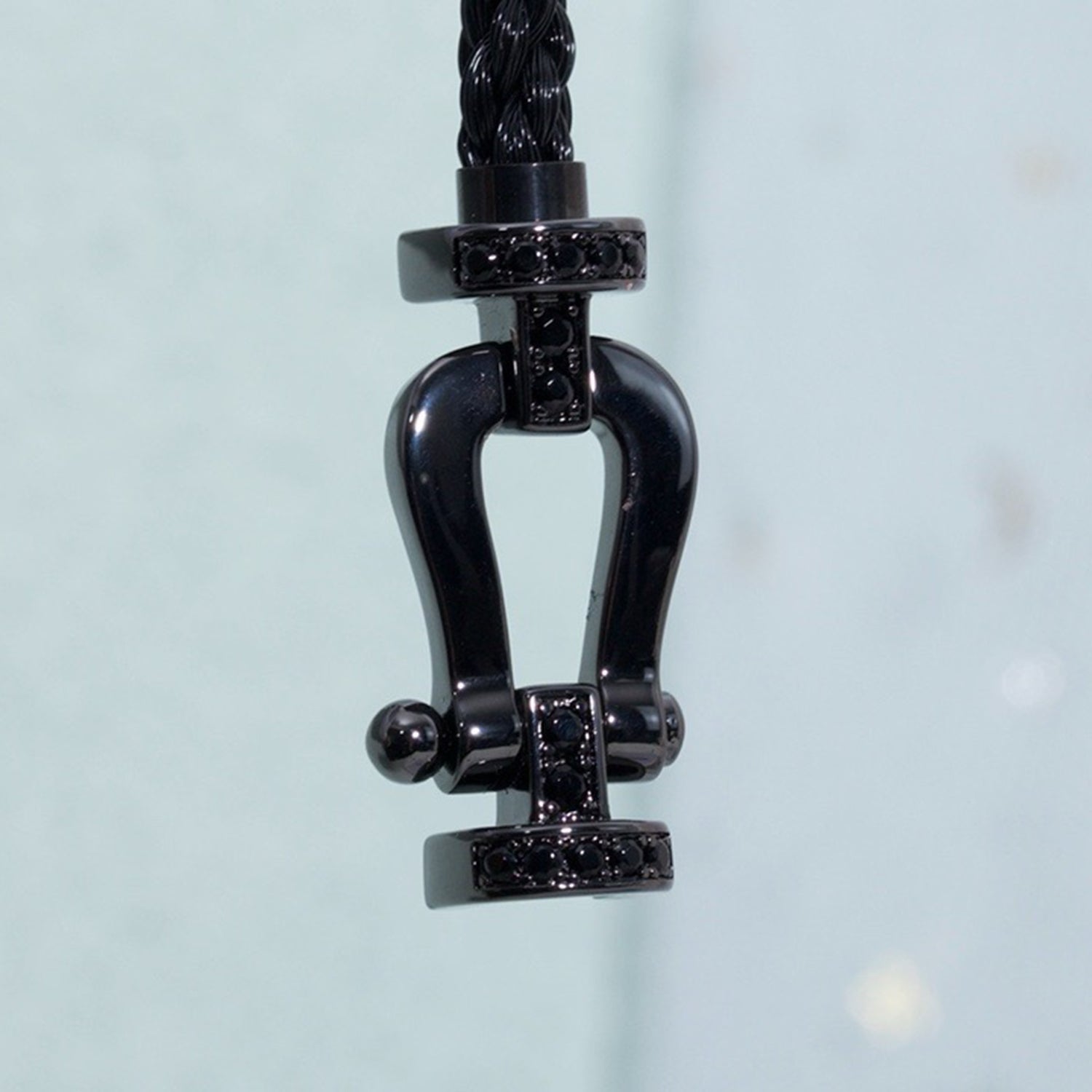 [Clover Jewelry]FORCE LARGE SERIES HORSESHOE BLACK SAMURAI BRACELET