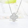 [Clover Jewelry]LOOP NECKLACE FULL MOTIF DIAMOND 16MM MEHRFARBIG