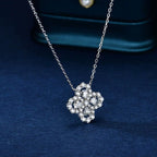 [Clover Jewelry]LOOP NECKLACE FULL MOTIF DIAMOND 16MM MEHRFARBIG