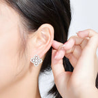 [Clover Jewelry]LOOP EARRINGS FULL MOTIF DIAMOND 16MM