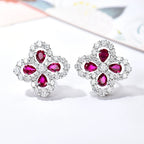 [Clover Jewelry]LOOP EARRINGS FULL MOTIF DIAMOND 16MM