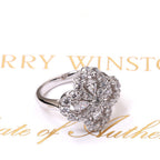 [Clover Jewelry]LOOP RING FULL MOTIF DIAMOND 16MM SILVE