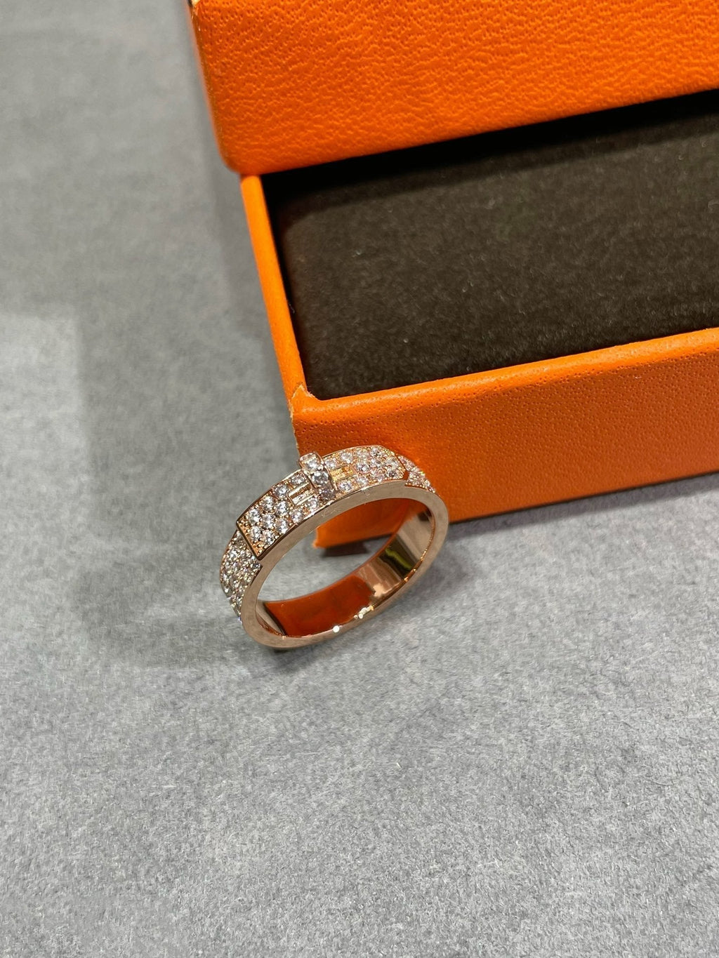 [Clover Jewelry]KELLY PINK GOLD DIAMOND RING