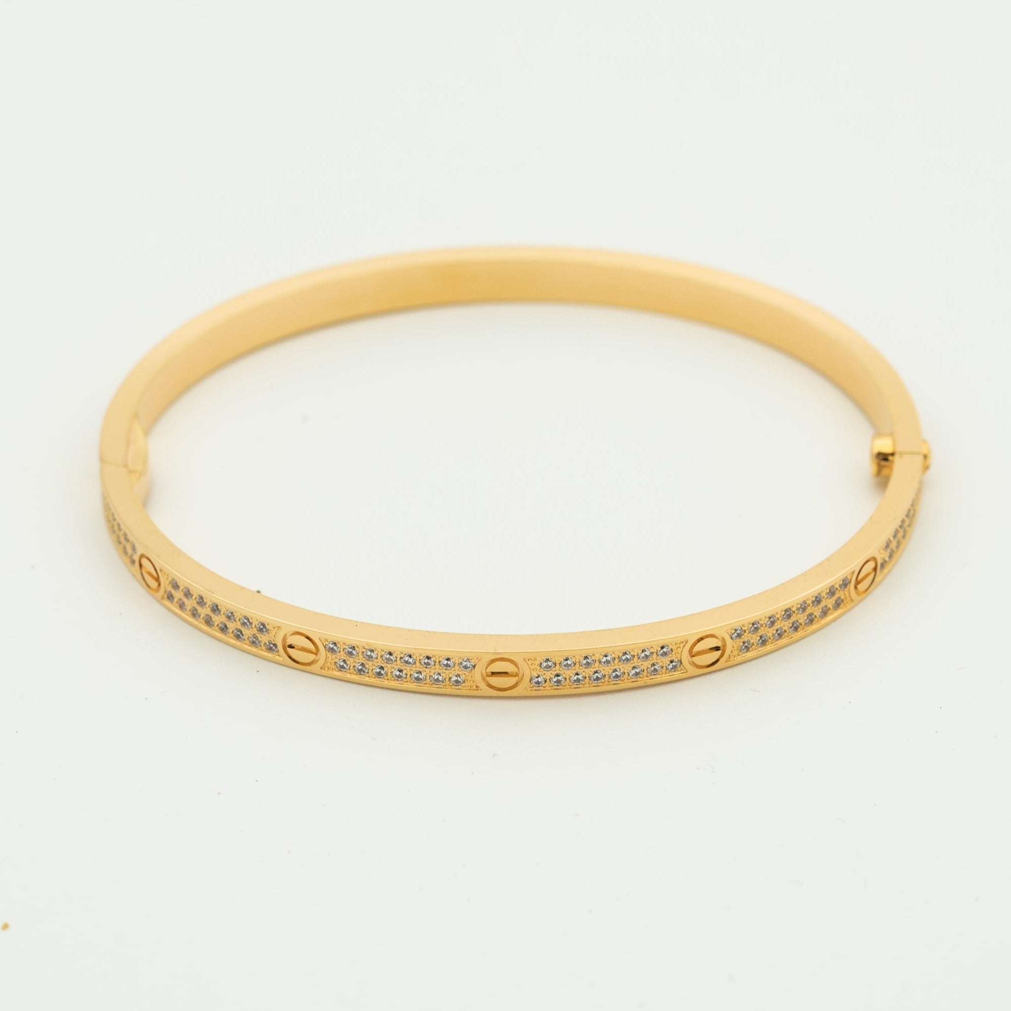 [Clover Jewelry]LOVE BRACELET 3.65MM DIAMOND-PAVED