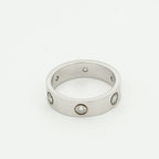 [Clover Jewelry]LOVE RING 5.5MM 6 DIAMONDS SILVER