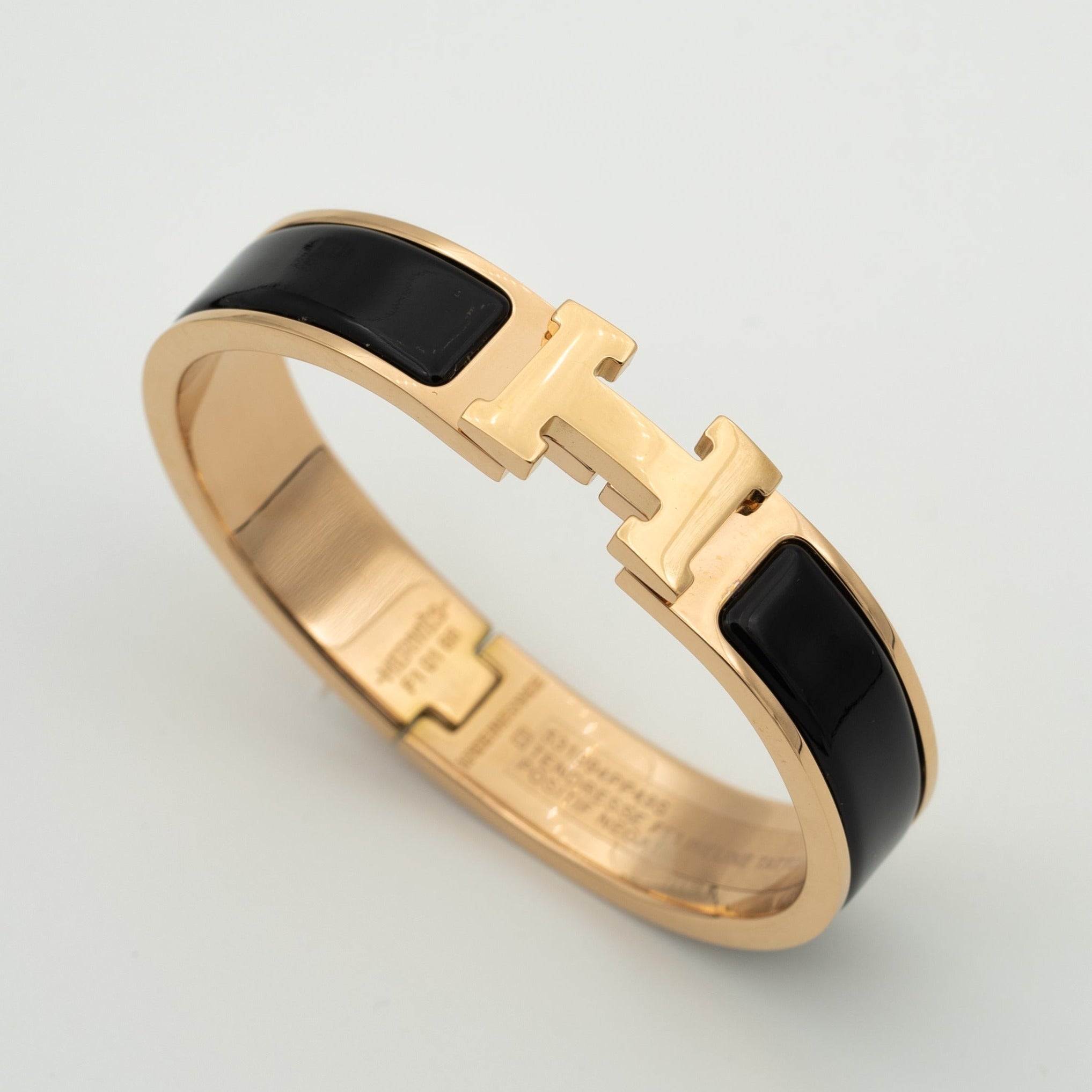 [Clover Jewelry]H BLACK BRACELET