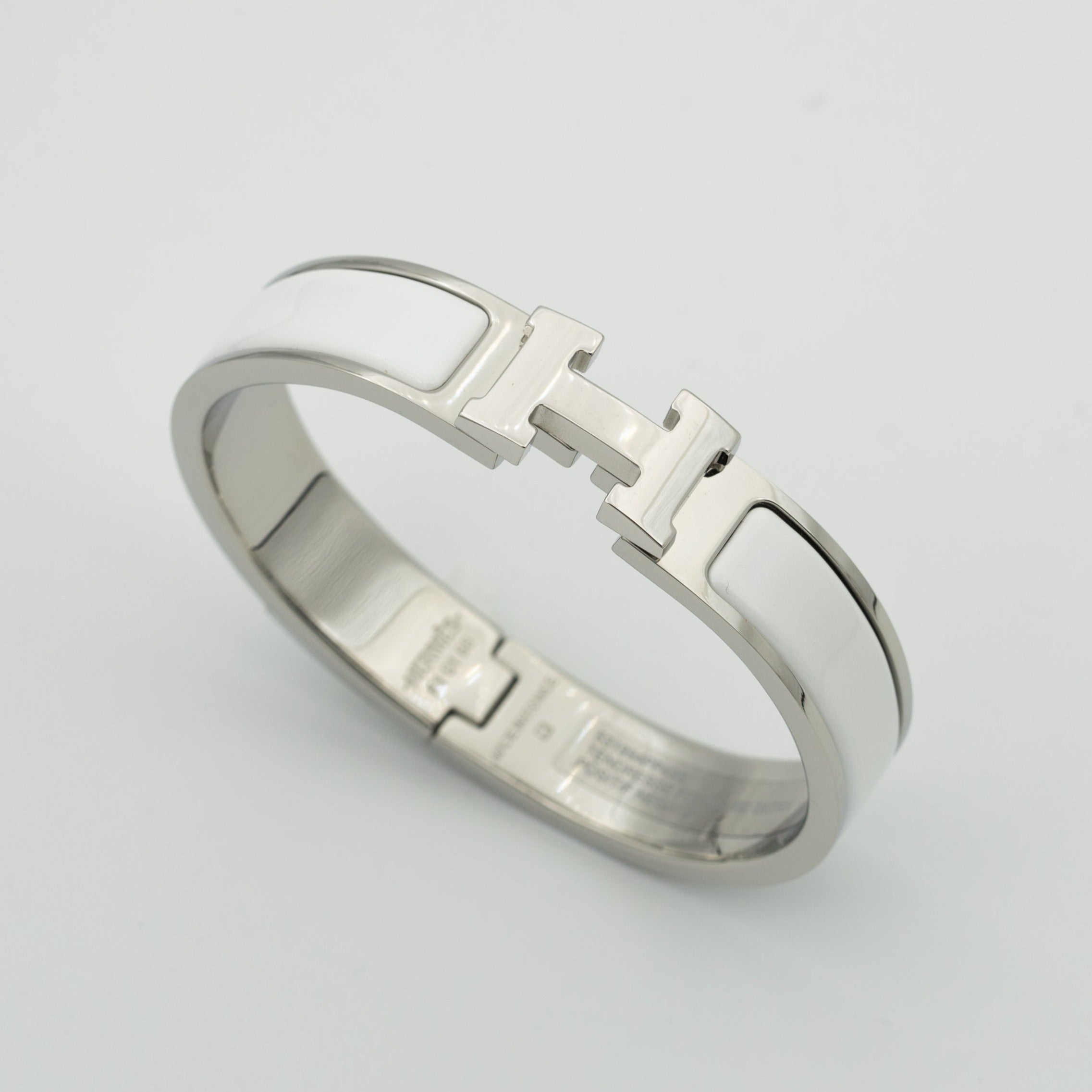 [Clover Jewelry]H WHITE BRACELET