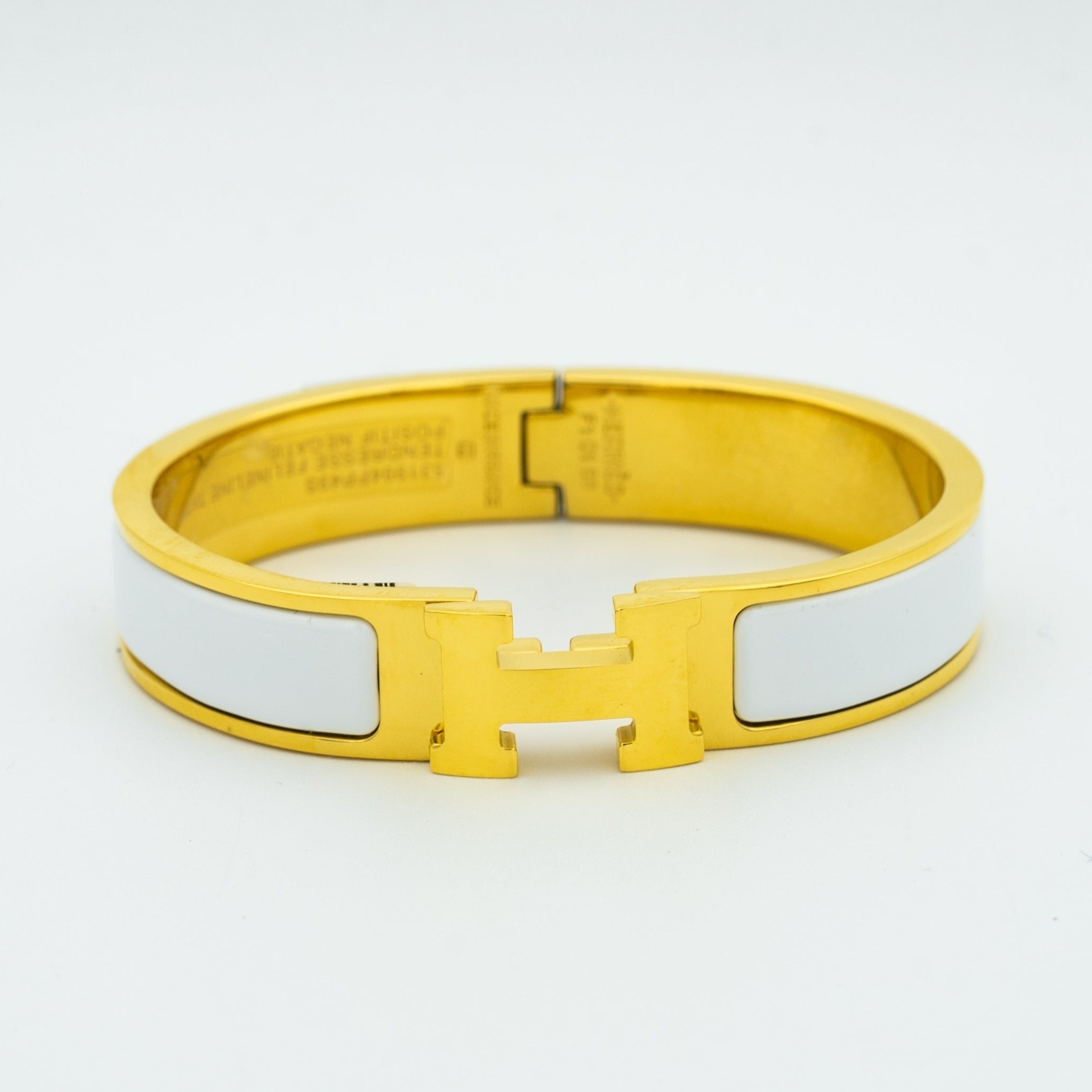 [Clover Jewelry]H WHITE BRACELET
