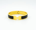 [Clover Jewelry]H BLACK BRACELET