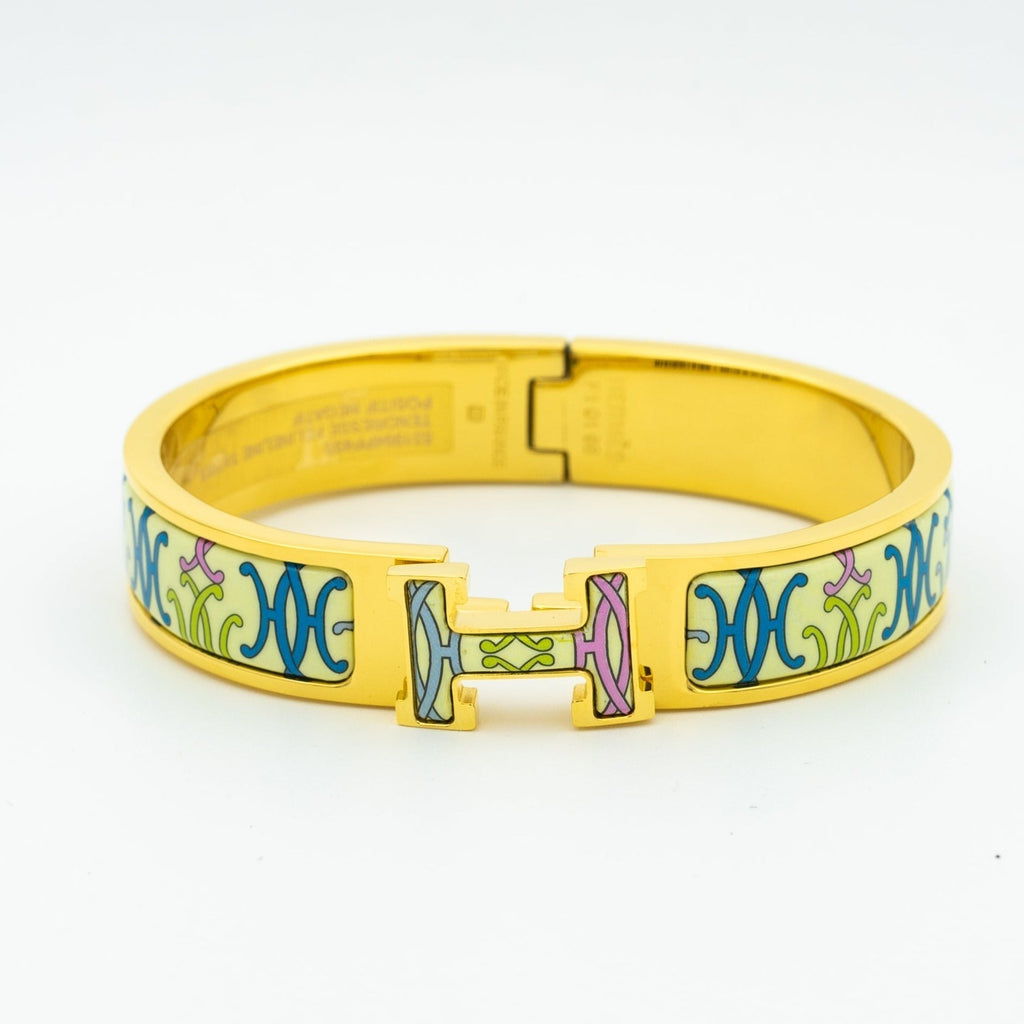 [Clover Jewelry]H BRACELET BEIGE MULTICOLOR