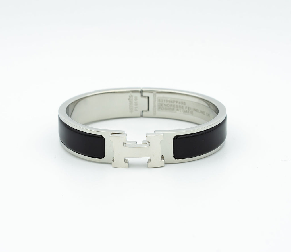 [Clover Jewelry]H BLACK BRACELET