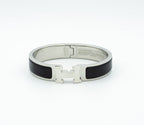 [Clover Jewelry]H BLACK BRACELET