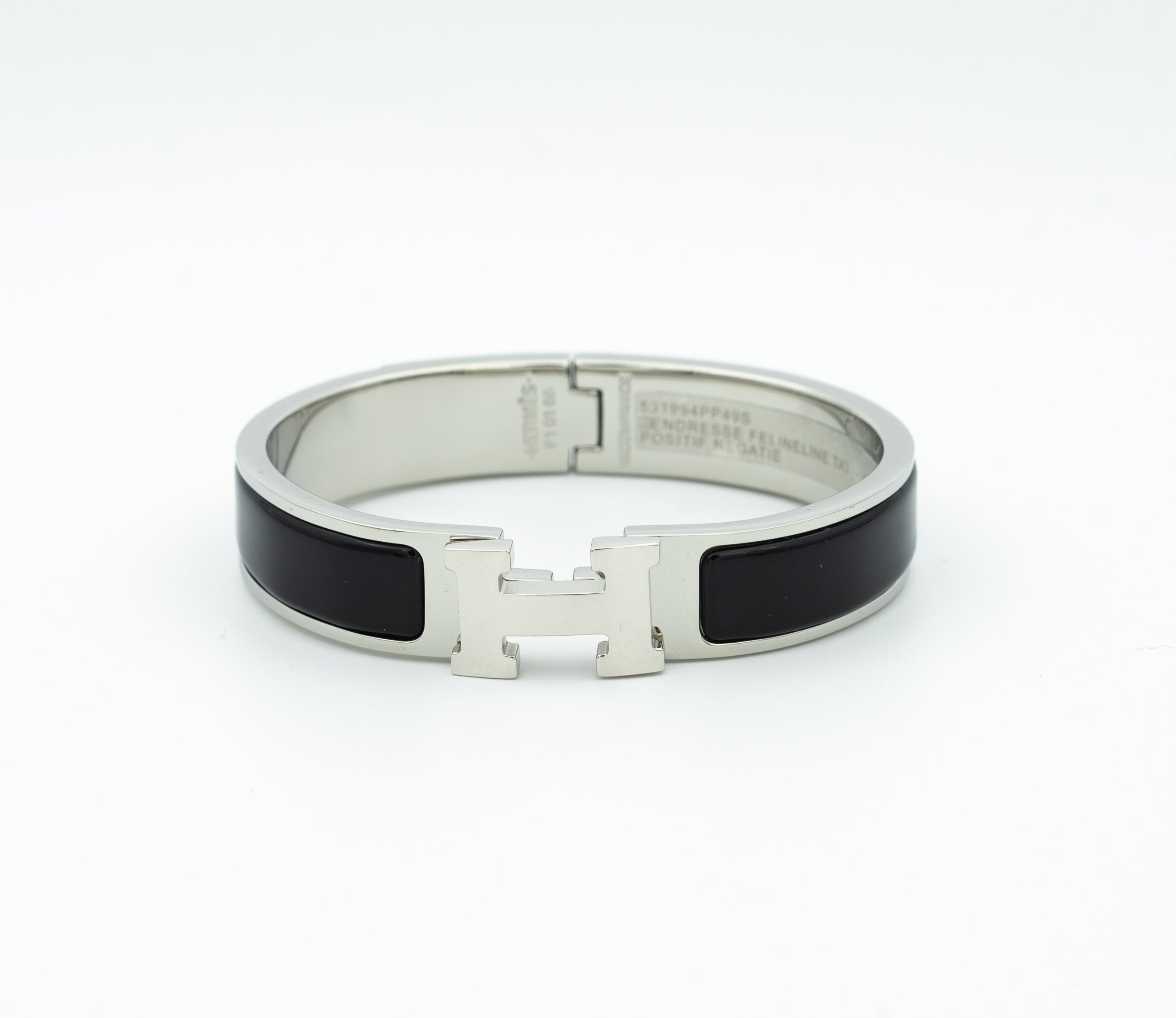 [Clover Jewelry]H BLACK BRACELET