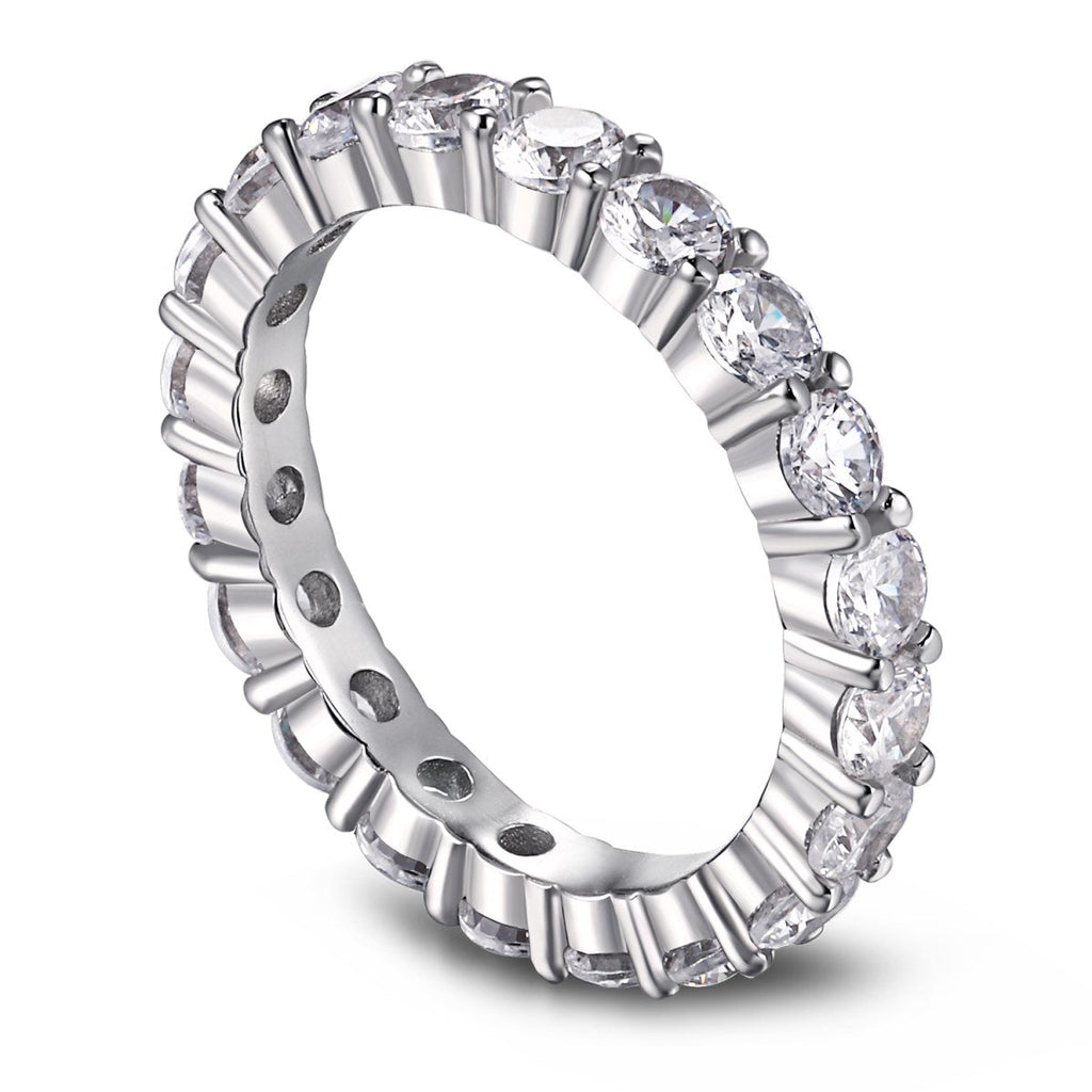 [Clover Jewelry]ラウンドカットテニスリング