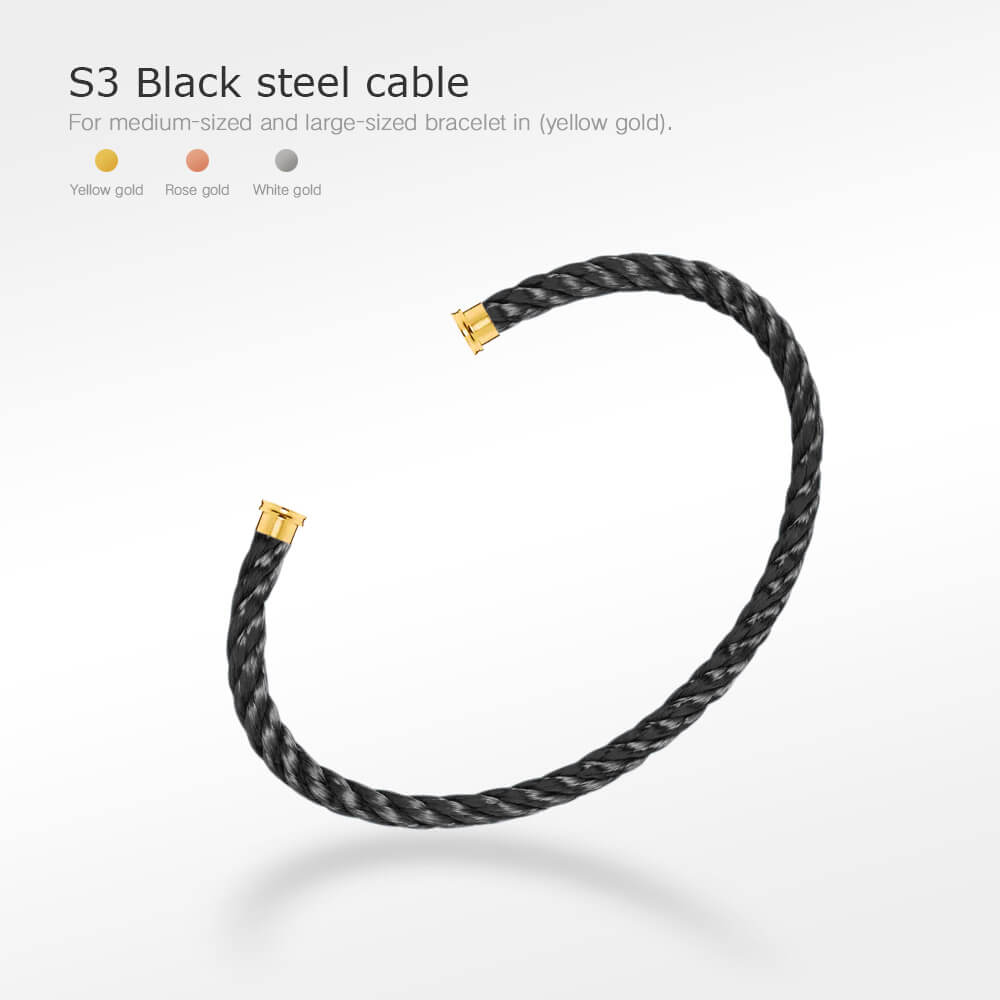 [Clover Jewelry]FORCE SERIES BRACELET CABLES 50 CHOICES (DIY SELECTION)
