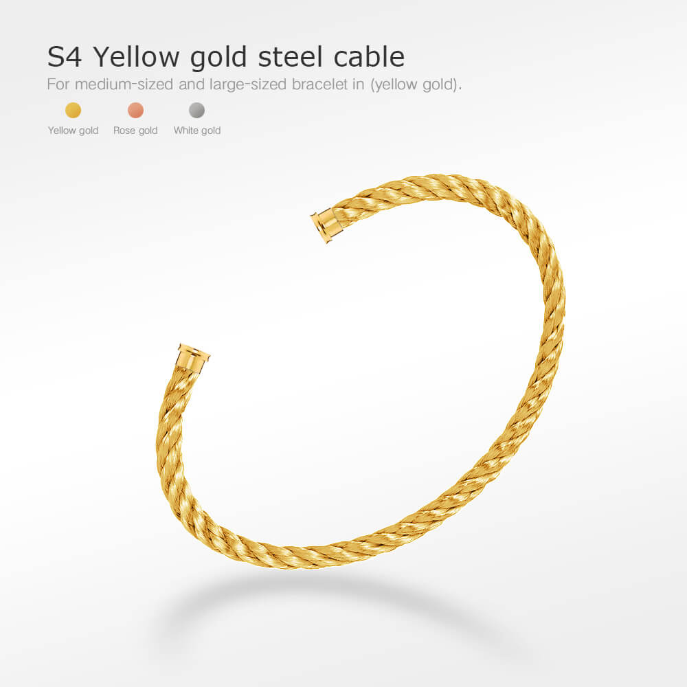 [Clover Jewelry]FORCE SERIES BRACELET CABLES 50 CHOICES (DIY SELECTION)