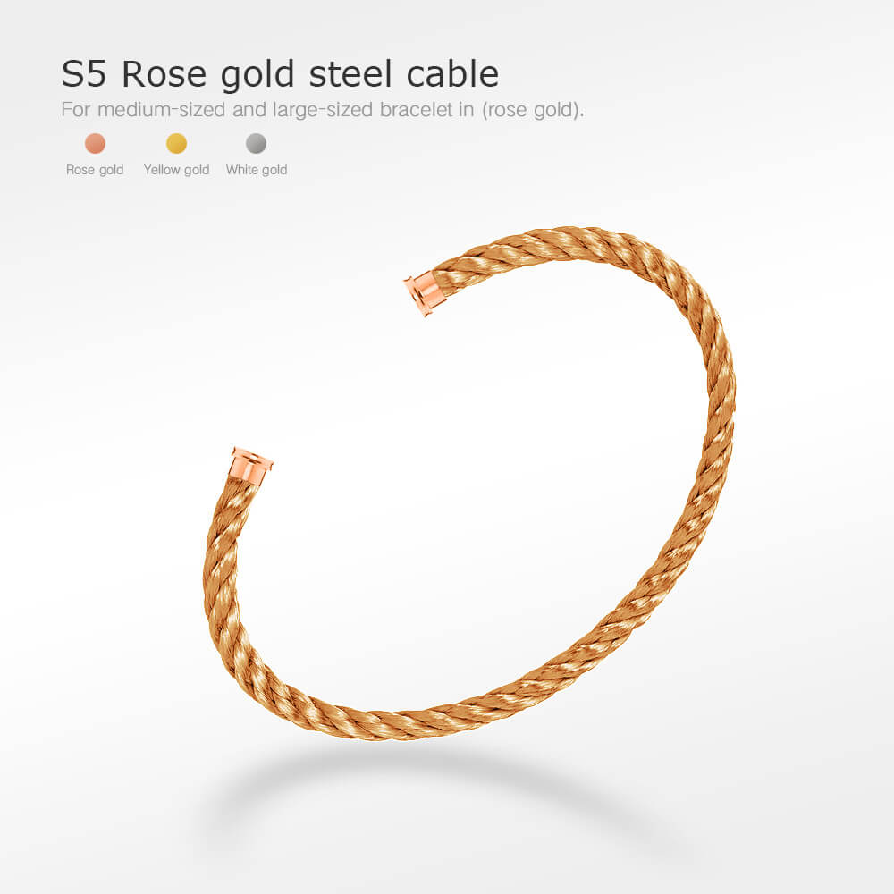 [Clover Jewelry]FORCE SERIES BRACELET CABLES 50 CHOICES (DIY SELECTION)