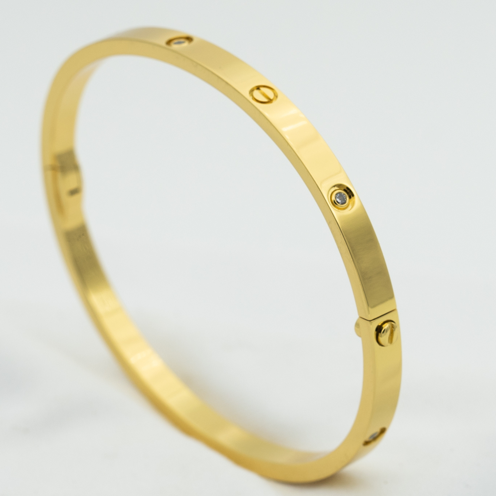 [Clover Jewelry]LOVE BRACELET 3.65MM 6 DIAMONDS