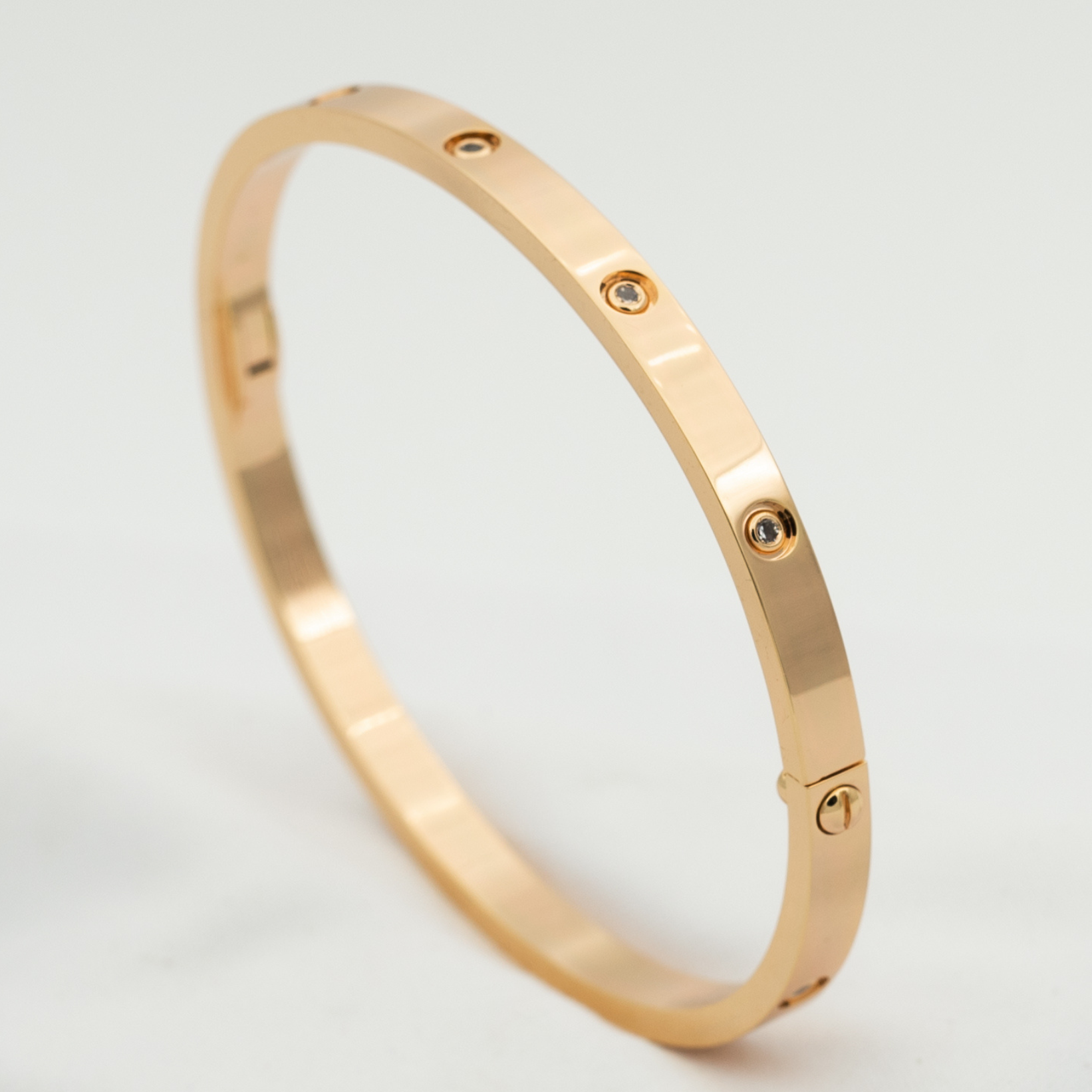 [Clover Jewelry]LOVE BRACELET 3.65MM 10 DIAMONDS