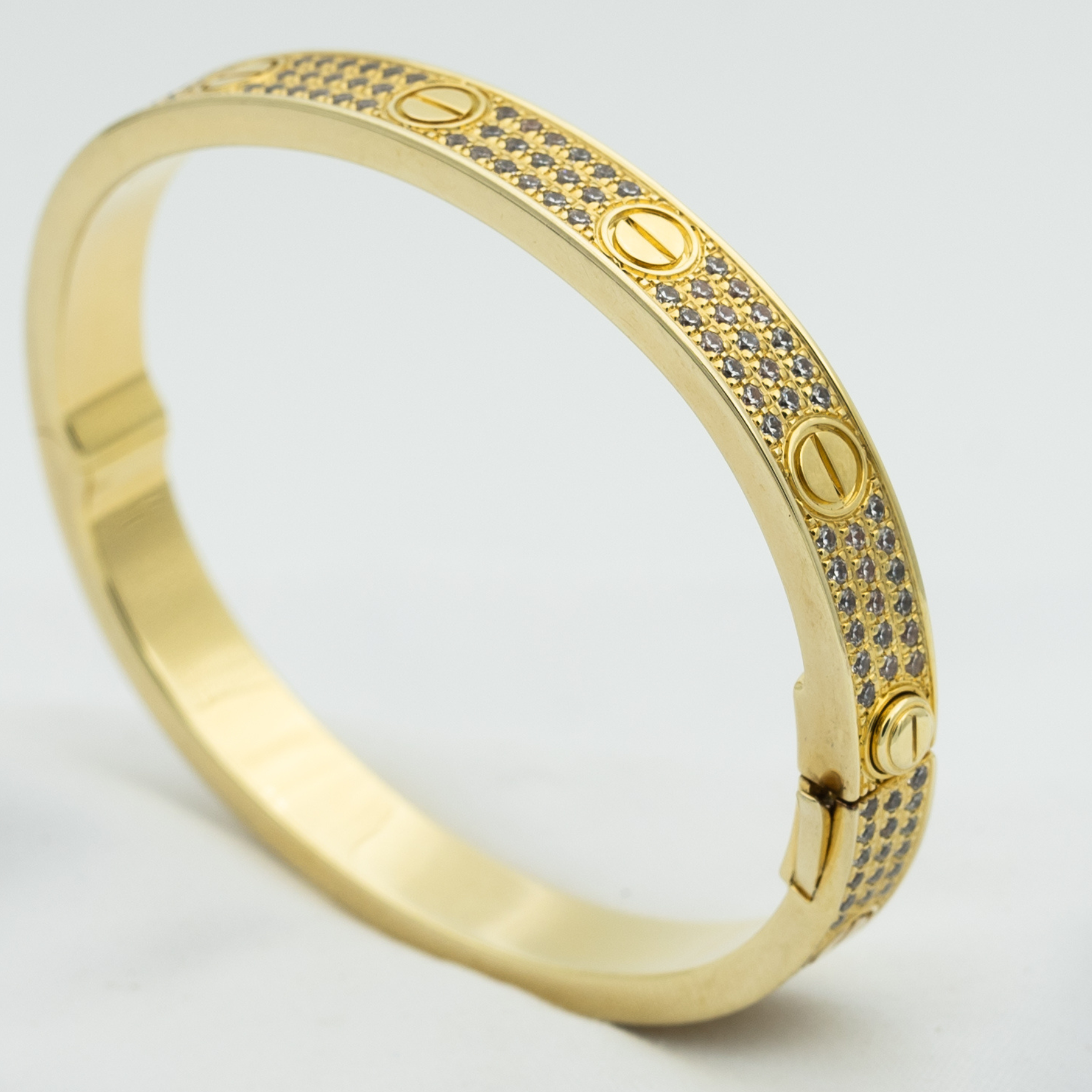 [Clover Jewelry]LOVE BRACELET 6.1MM DIAMOND-PAVED