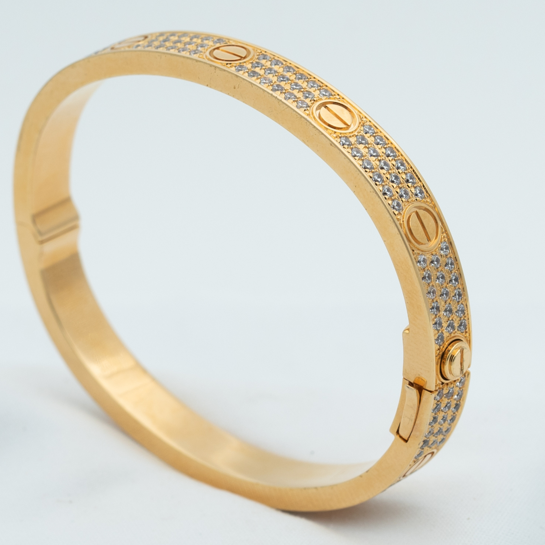 [Clover Jewelry]LOVE BRACELET 6.1MM DIAMOND-PAVED