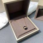 [Clover Jewelry]JEUX DE ROSE GOLD DIAMOND NECKLACE