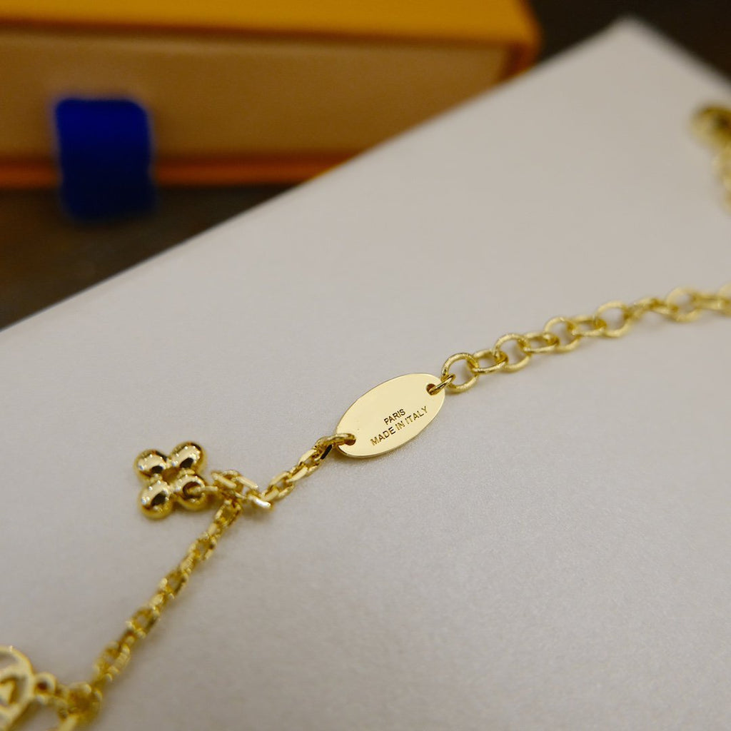 [Clover Jewelry]BLOOMING SUPPLE NECKLACE BRASS